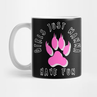 Girls Wanna Have Fun Womens milestone Mug